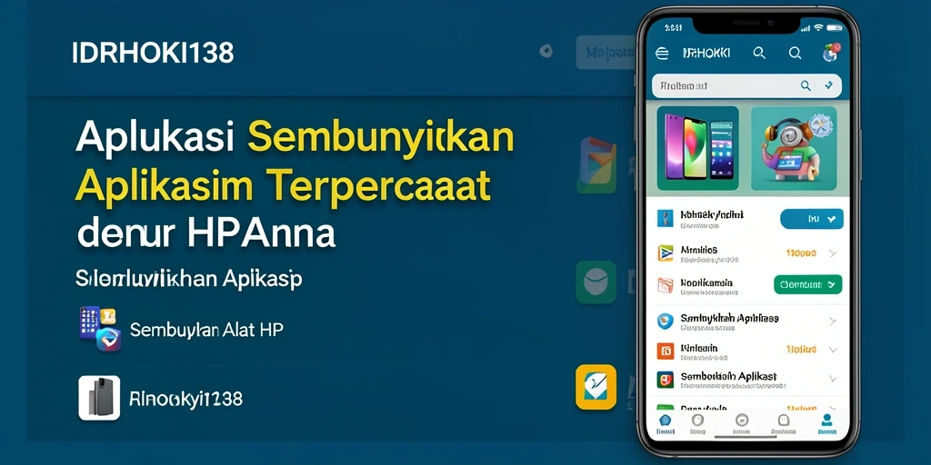 Tampilan antarmuka aplikasi Sembunyikan Aplikasi IDRHOKI138 yang sederhana dan efektif.